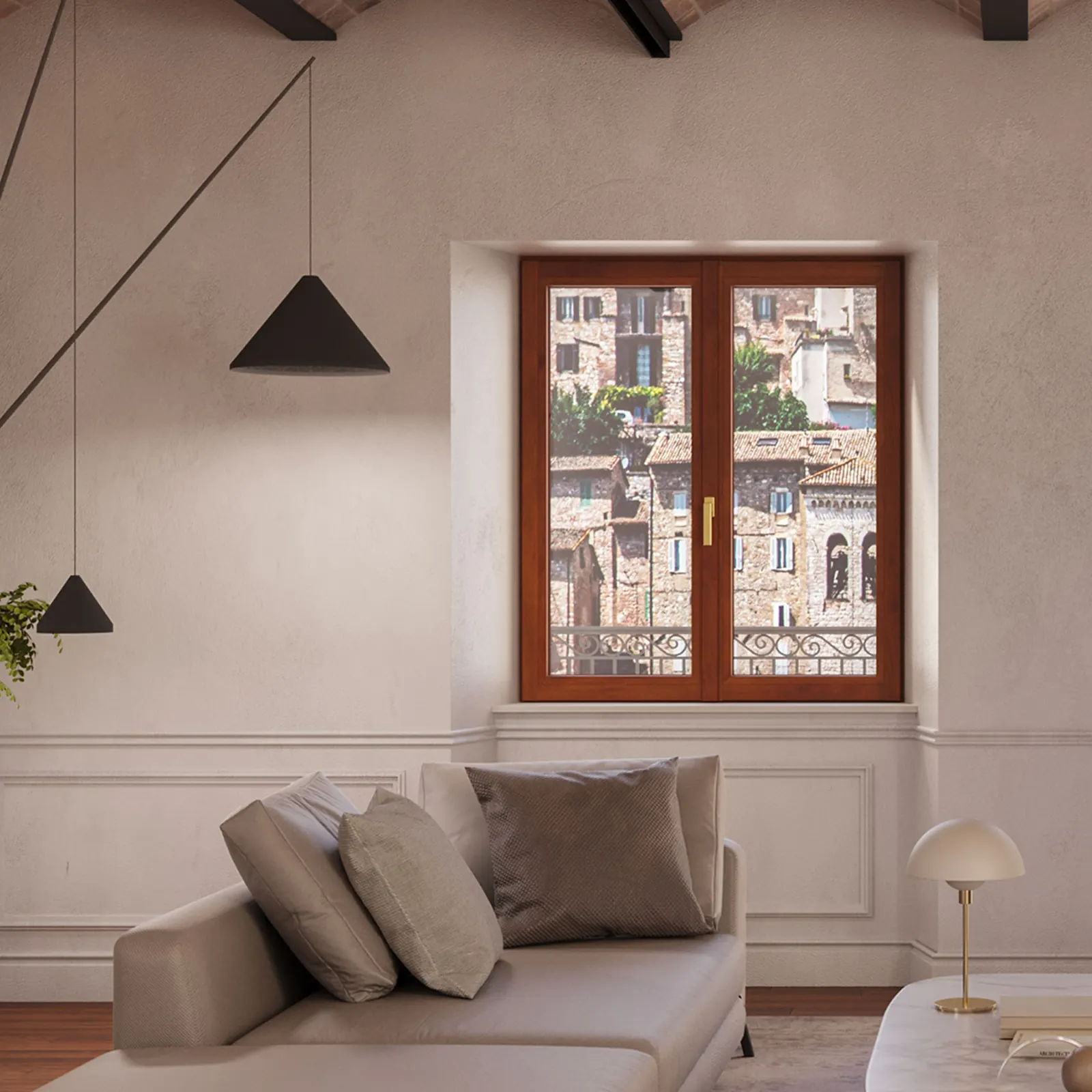 Finestre in legno e PVC