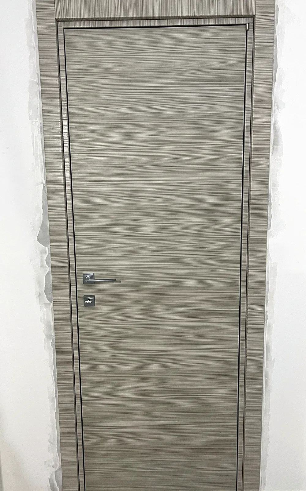 Porta blindata rivestita in rovere